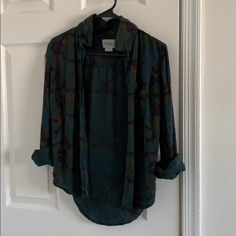 Obey Camo Button Down